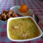 A favorite merienda - goto with tokwa't baboy in Citang's Malolos