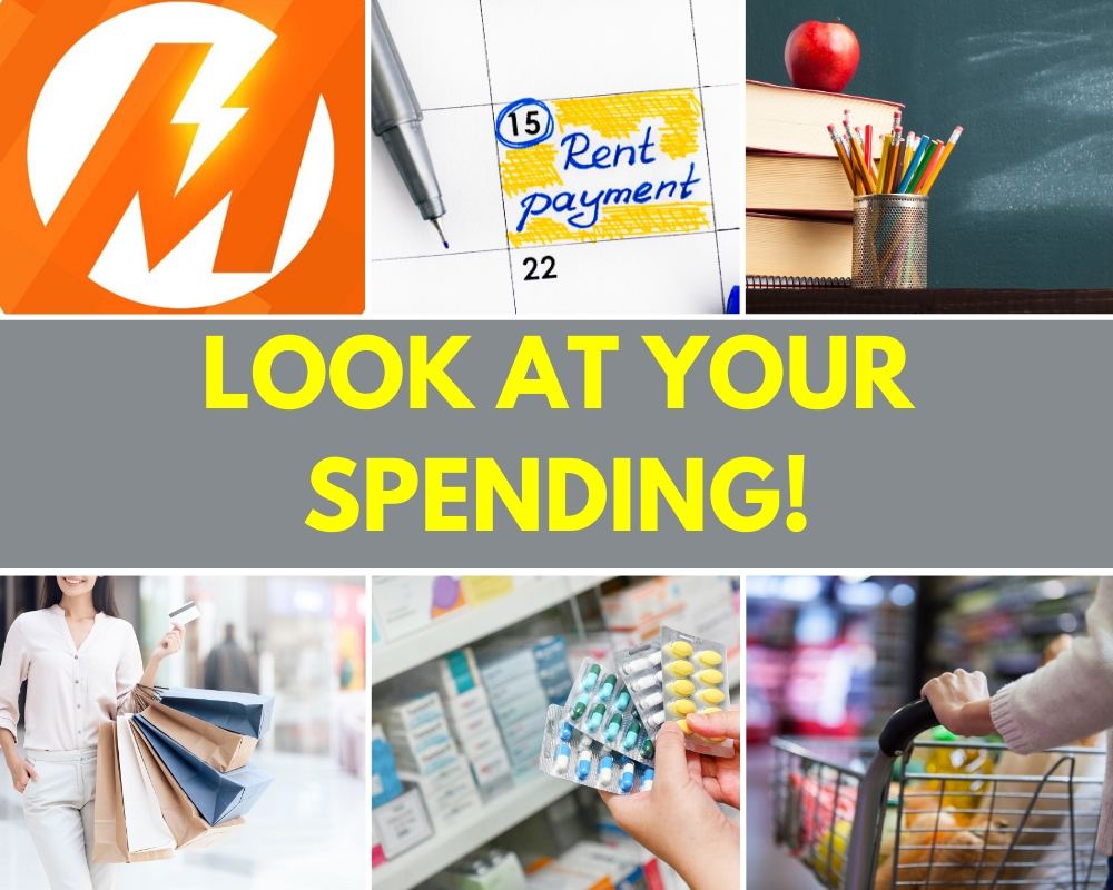Look at your spending first before starting a savings plan.