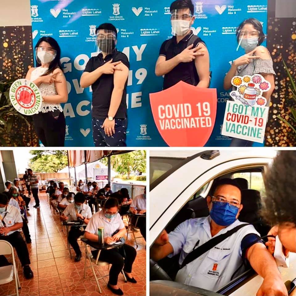 SMC's “Ligtas Lahat” Vaccination Drive in full swing, Bulacan-based SMC Employees to get their jabs next week 1 SMC Employees