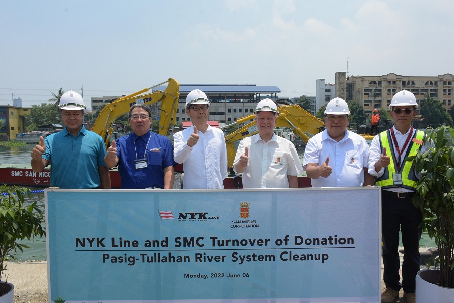 Japan's NYK Line Donates 2 High-Capacity Excavators Worth US$1.5 Million To SMC 1 NYK
